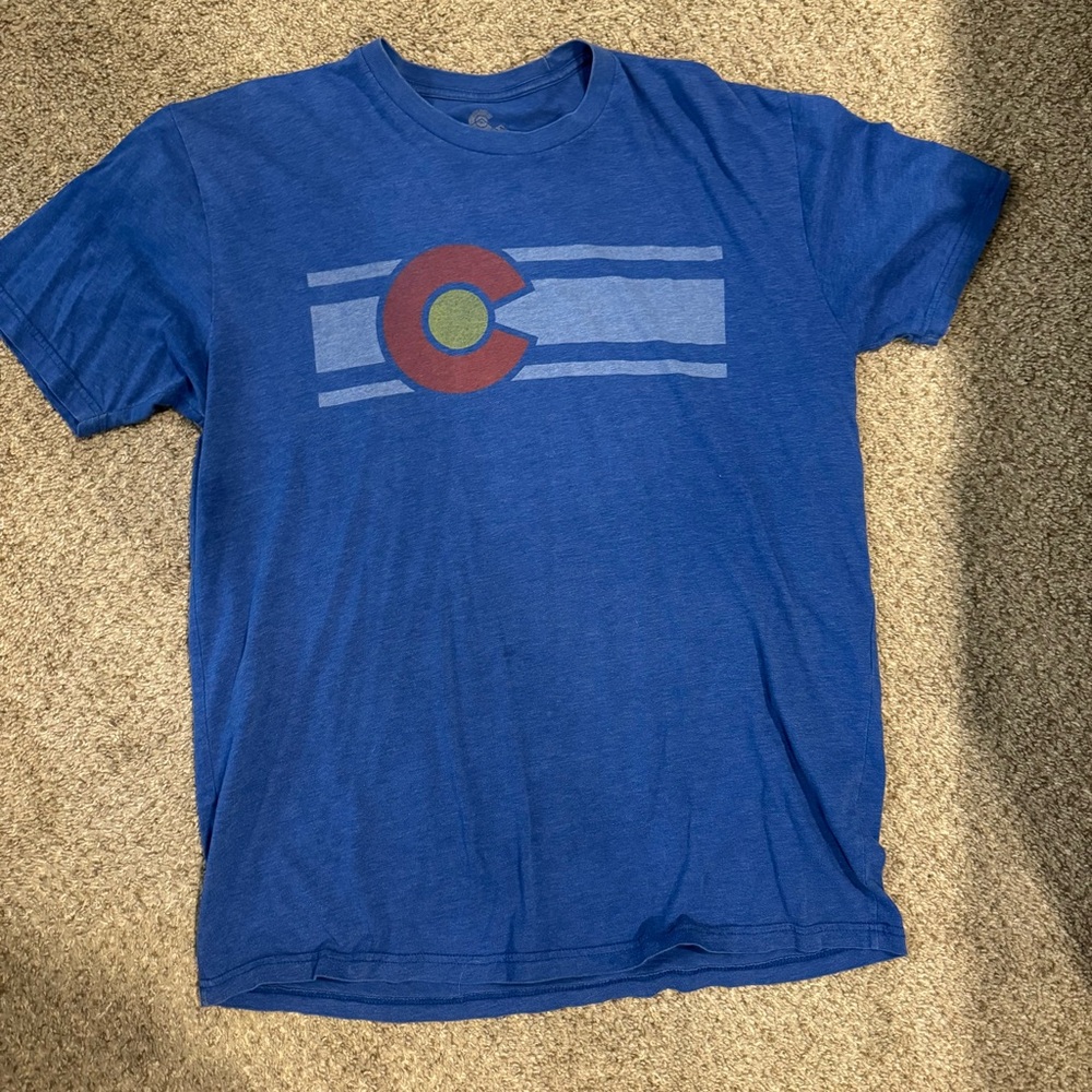 Blue Colorado Graphic T-Shirt